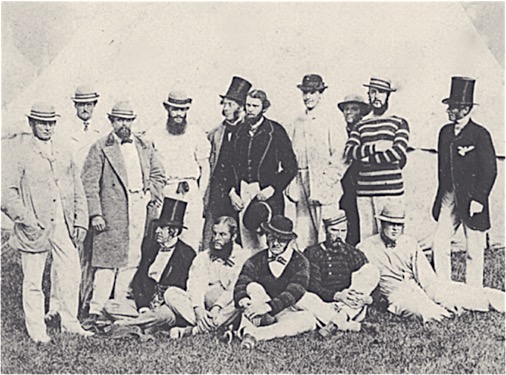 The Irish XI that played against Birkenhead Park in Phoenix in 1858